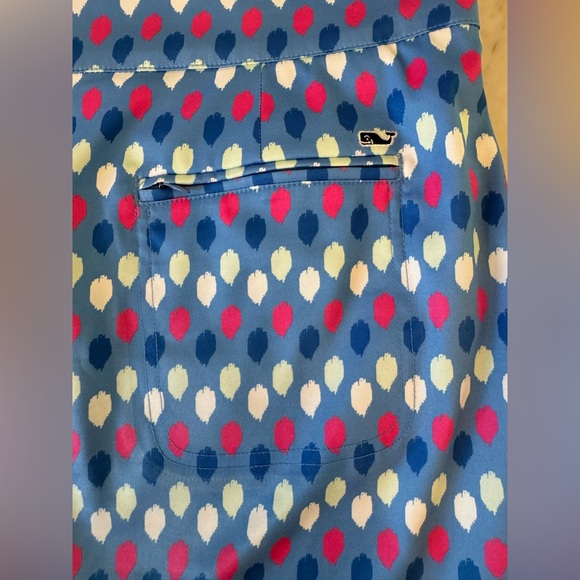 Vineyard Vines Women's Tennis Athletic Skort Skirt Size 14 Blue Pink White - Picture 4 of 8